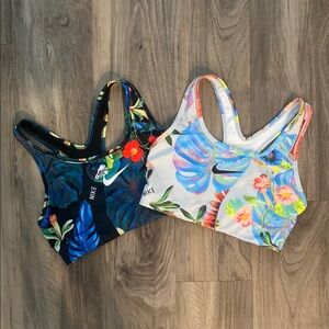 Nike Tropical Print Sports Bras Bundle - Multicolor